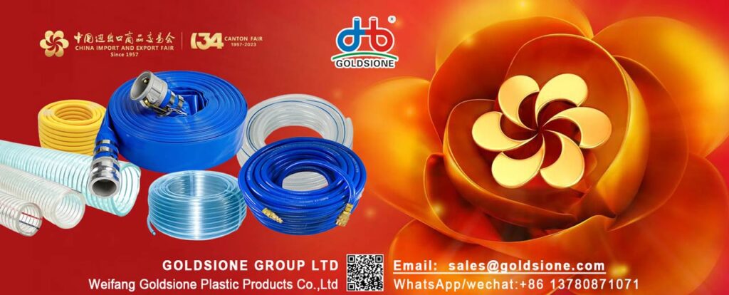 Unlock PVC Hose Business Opportunities with Goldsione Manufacturer at the 134th Autumn Canton Fair"