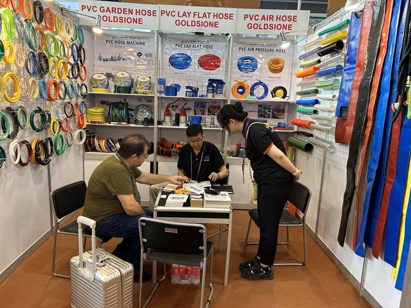 Goldsione PVC Hose Shines Bright at the 134th Canton Fair