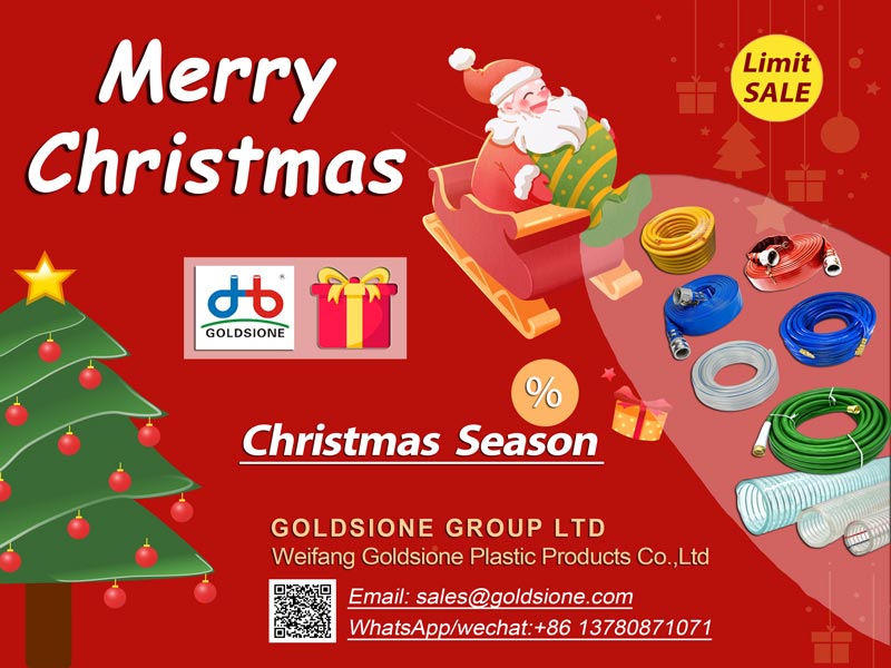Christmas Holiday Cheer with Goldsione PVC Hose