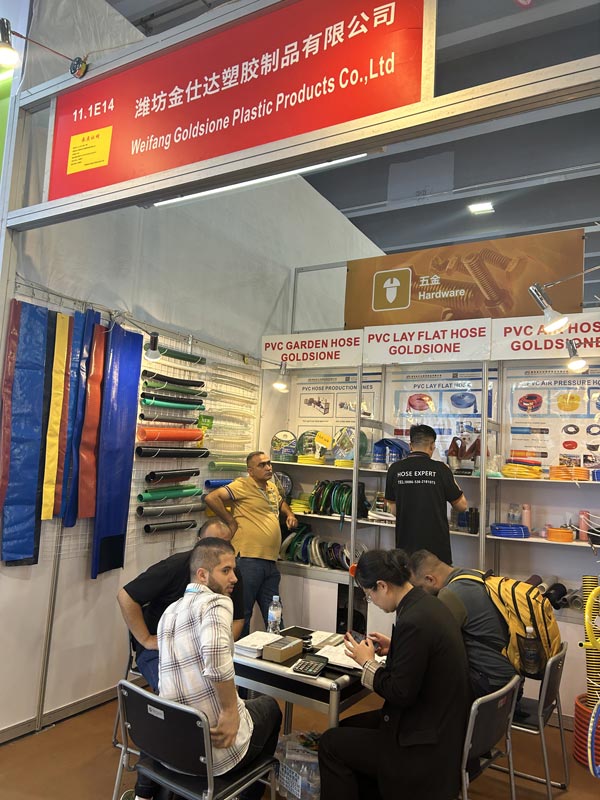 Goldsione PVC Hose at the 136th Canton Fair