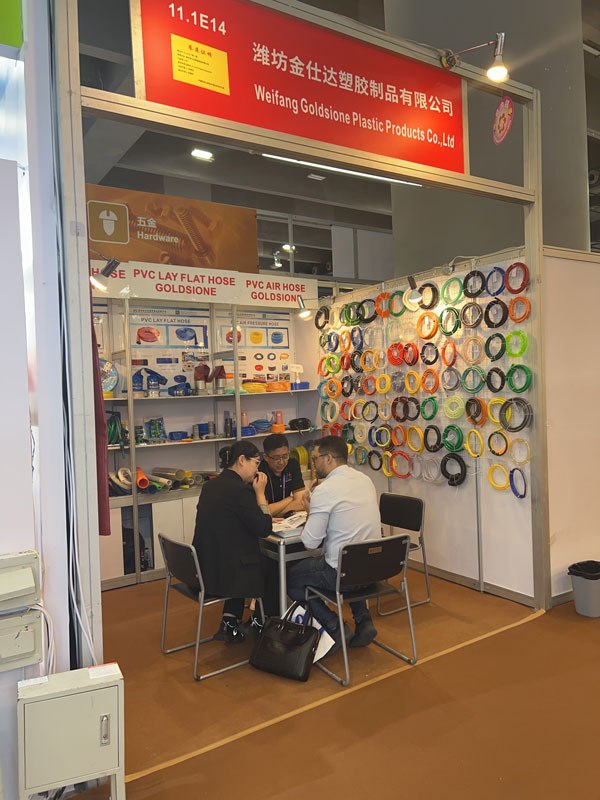 Goldsione PVC Hose at the 136th Canton Fair
